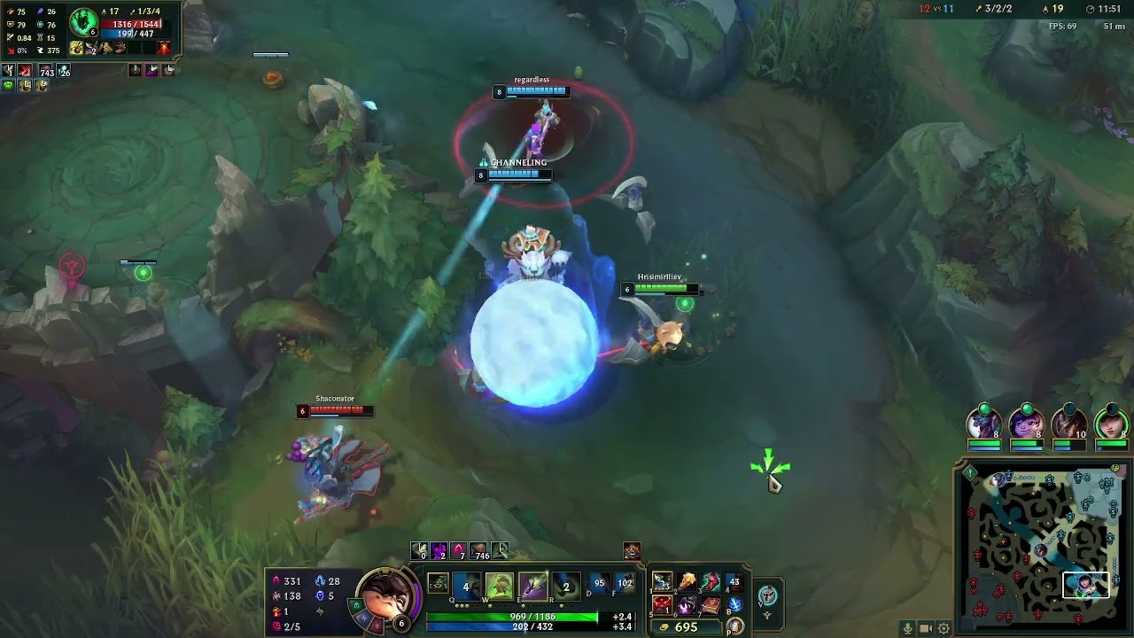 [kda 11/8/18] teemo vs thresh support ranked patch 26.1