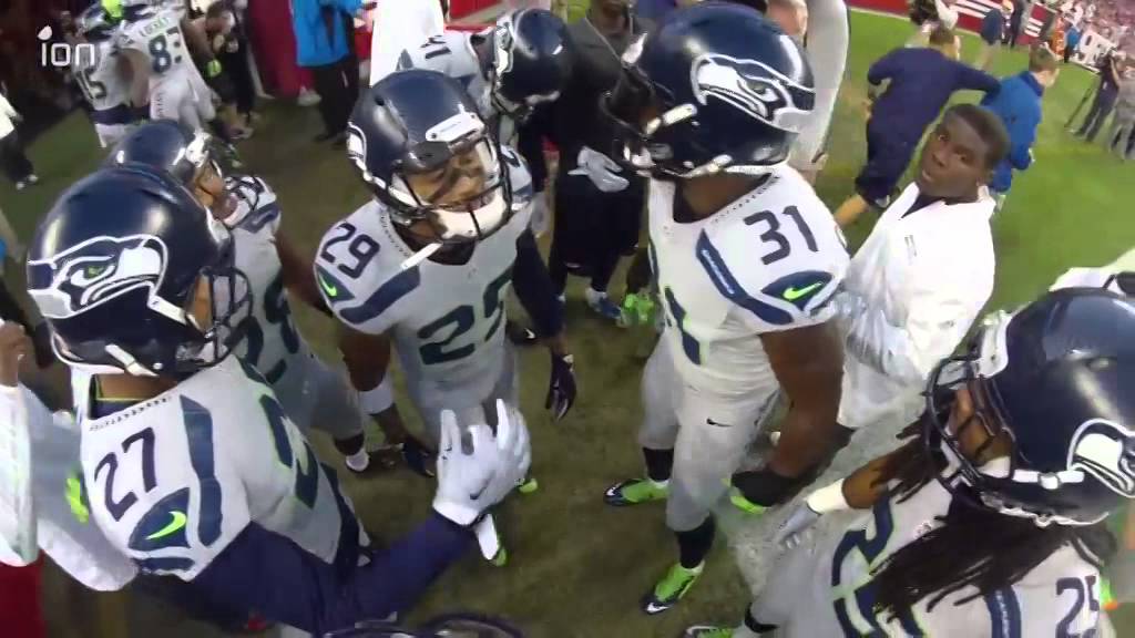 Seattle Seahawks Legion of Boom Huddle: 