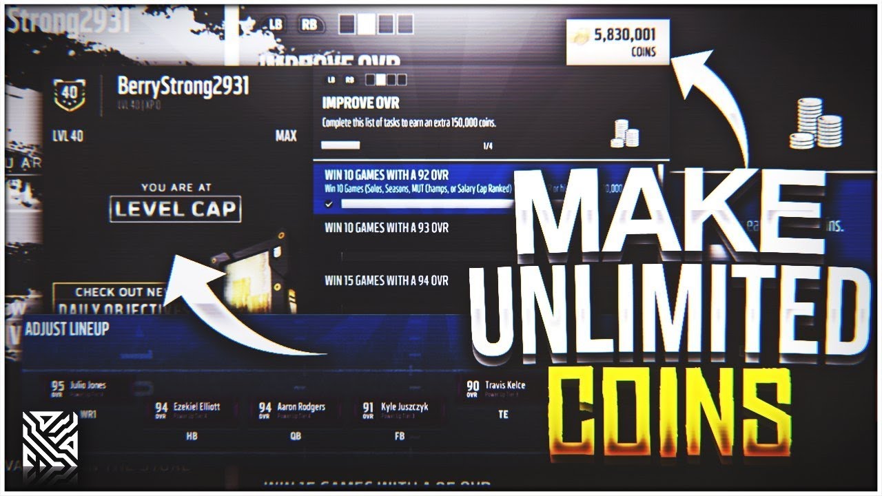 MAKE UNLIMITED COINS IN MADDEN 18!! | COIN GLITCH TO MAKE 500K A WEEK!! | BEST COIN MAKING METHOD!!