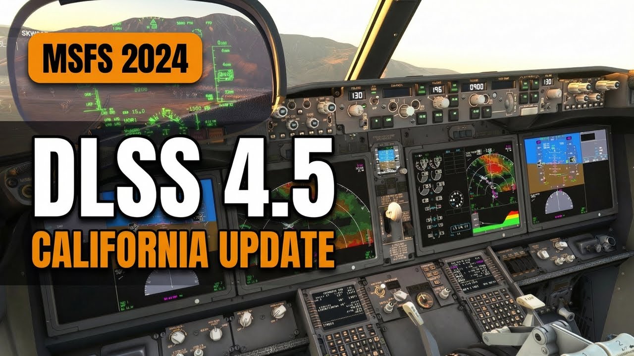MSFS 2024 DLSS 4.5: INSANE FPS Boost | iFly 737 MAX
