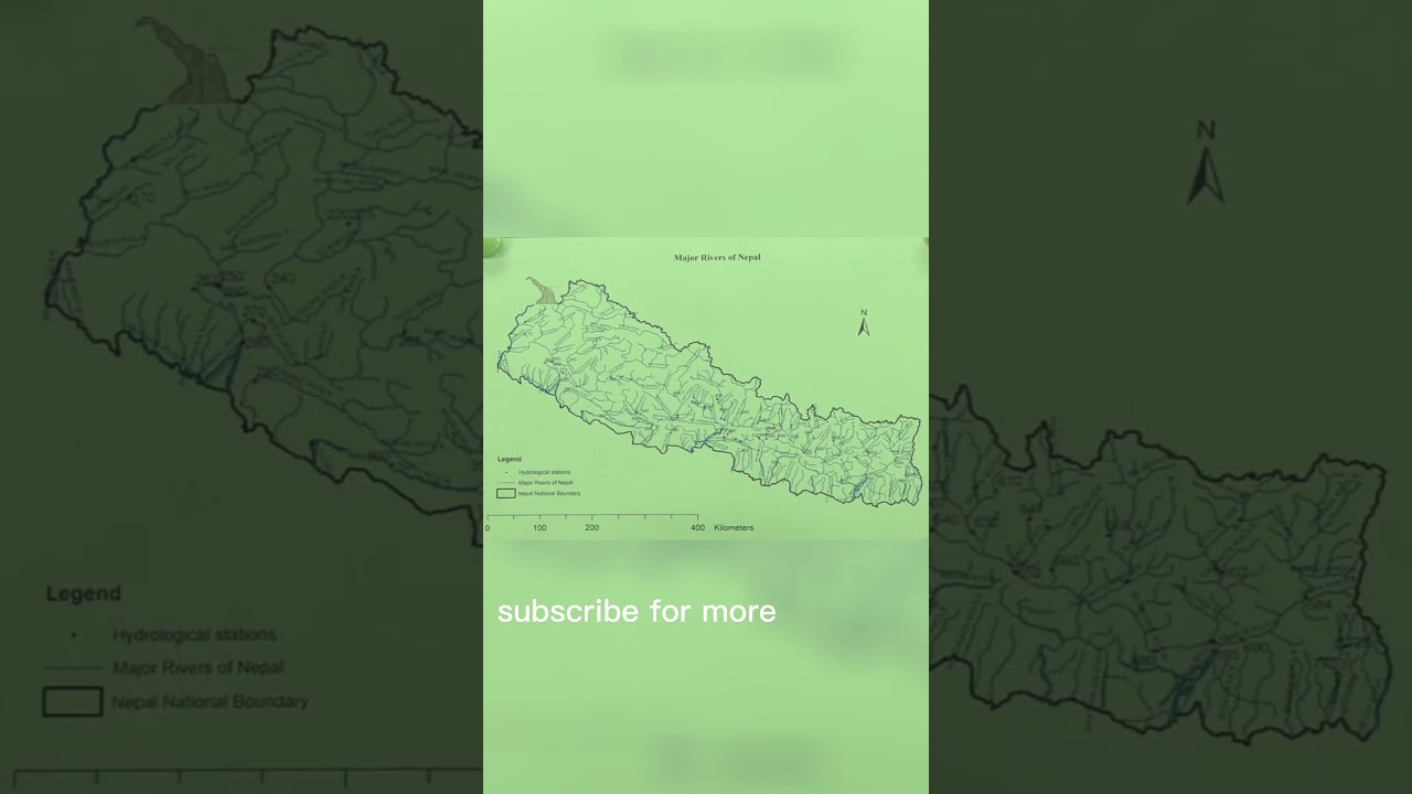 Major Rivers of Nepal explained in Nepal #nepalmap#majorrivers#social#map