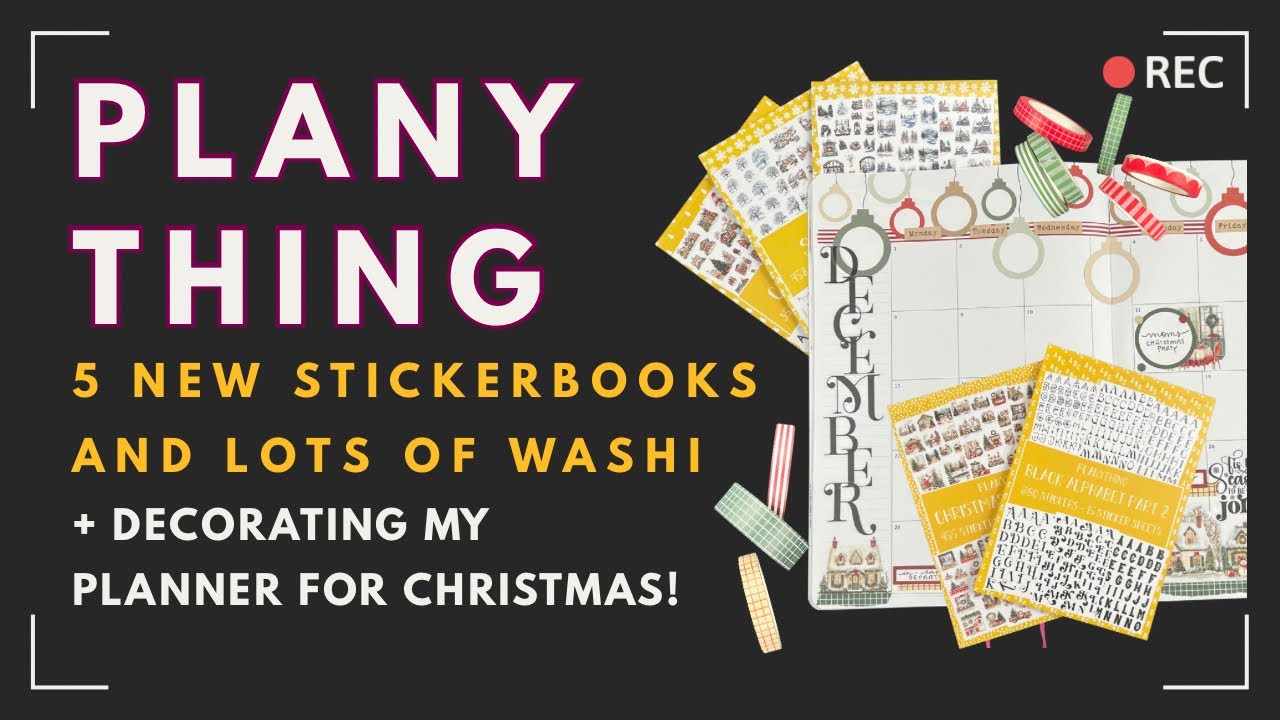Lots of New Things from Planything + December Monthly Plan with Me!