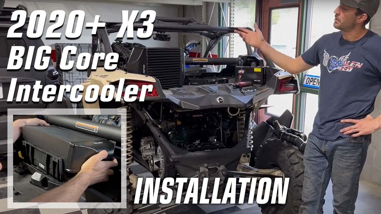 Установка интеркулера RPM SxS Big Core на Can Am X3