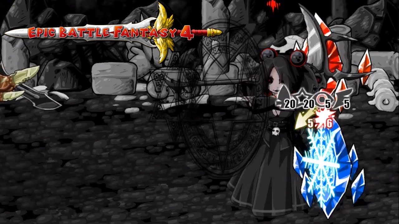 Epic Battle Fantasy 4 V2 Dark Natalie boss (Epic difficult, all challenges, no steroids)[#19]