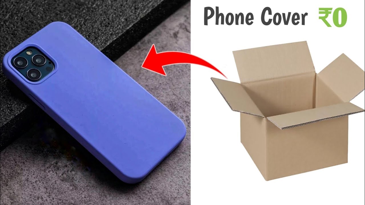 How to make phone cover at home using Cardboard