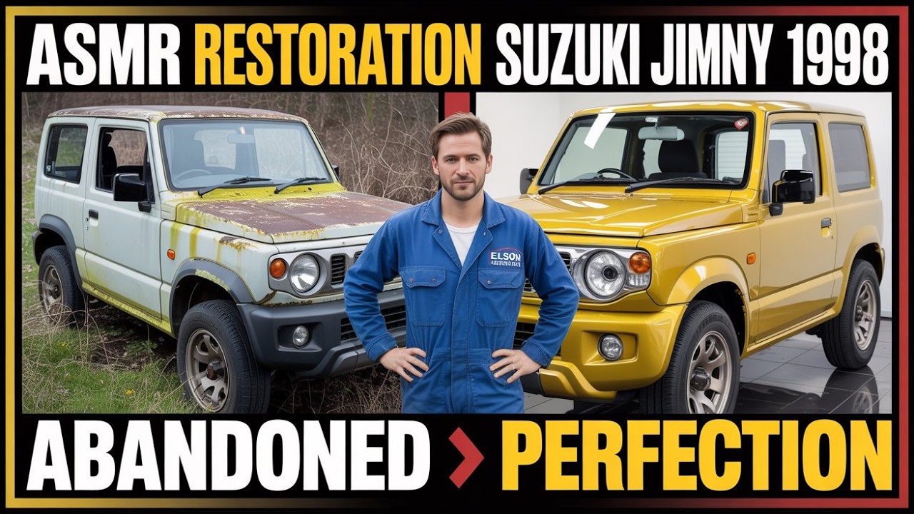 ASMR Car Restoration | Suzuki Jimny (1998) Full Rebuild from Abandoned Condition
