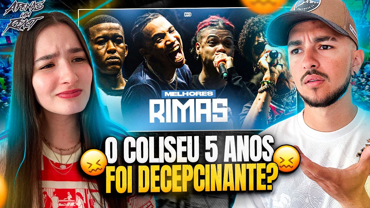 Apenas um react | MELHORES RIMAS COLISEU 5 ANOS! | Centro das Batalhas