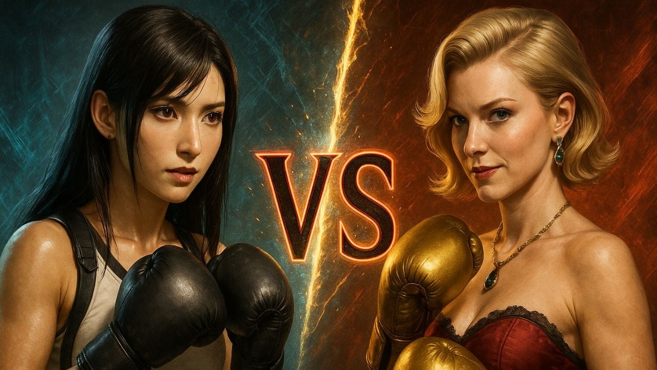 Tifa Lockhart vs Scarlet | Virtual Humanized Boxing Fight 🥊 [FG Viewer Story 1]