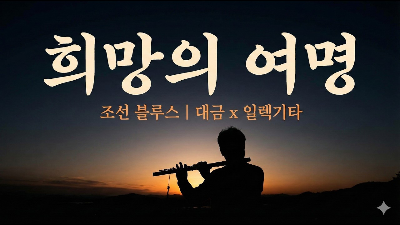 [조선블루스] 희망의 여명 │ Daegeum x Electric Guitar │ Korean Chicago Blues 희망의 여명 – 새벽을 버티는 이들을 위한 블루스