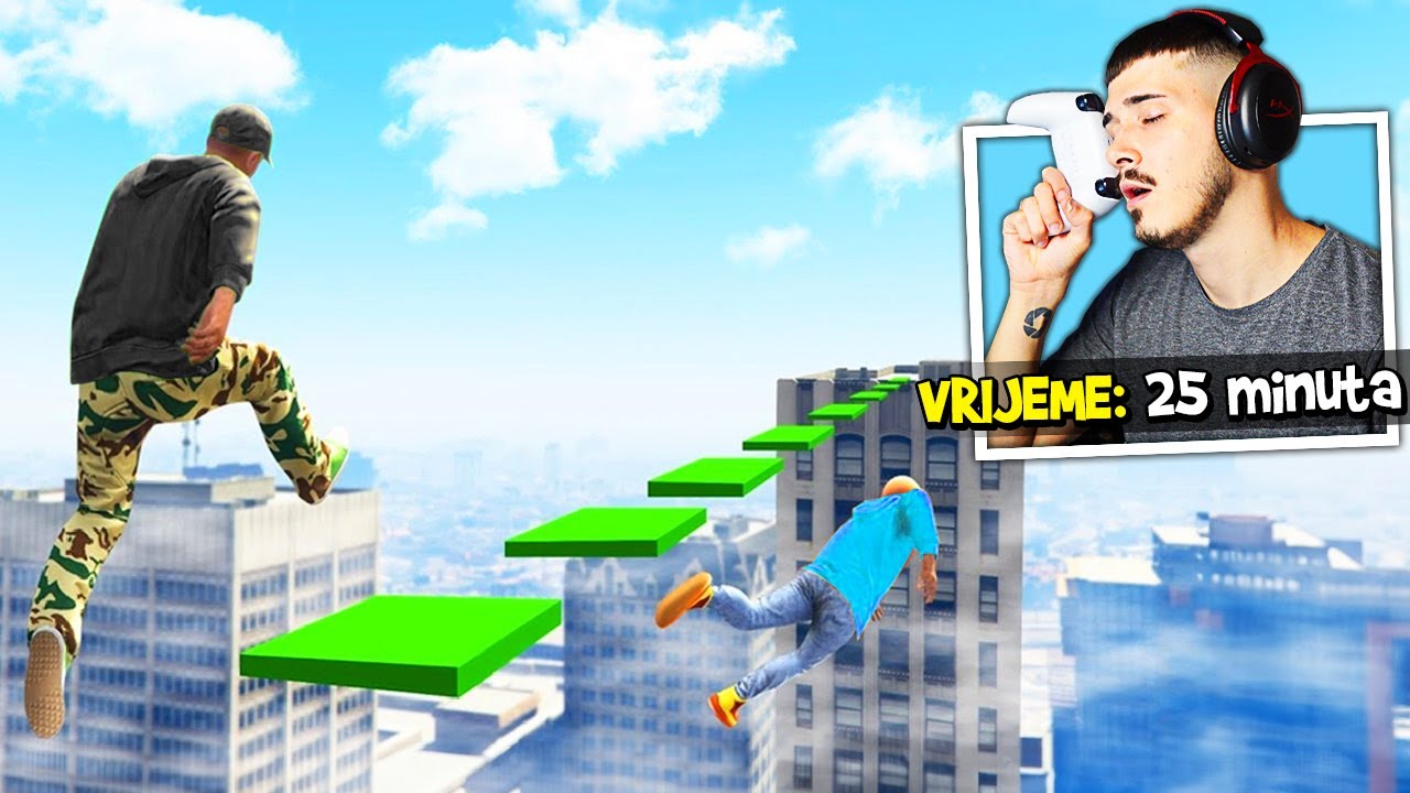 OVO JE SPECIJALNA TRKA BEZ VOZILA U GTA 5! :O