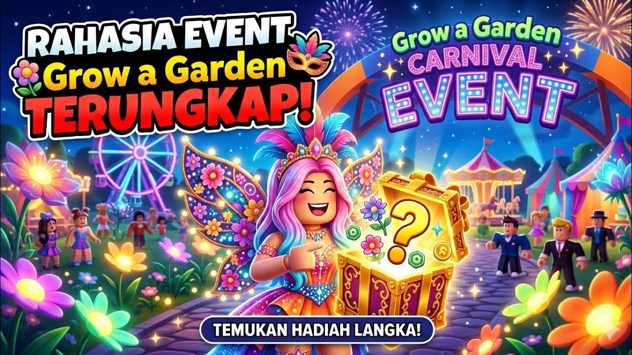 JANGAN SAMPAI LEWAT! Rahasia Event Karnaval Grow a Garden Terungkap!