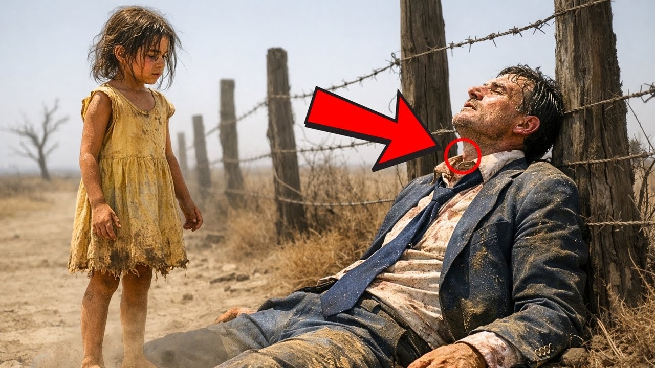 NIÑA VE A MILLONARIO CAÍDO JUNTO A UNA CERCA SIN FUERZAS PARA LEVANTARSE, ENTONCES ELLA HACE ESTO...