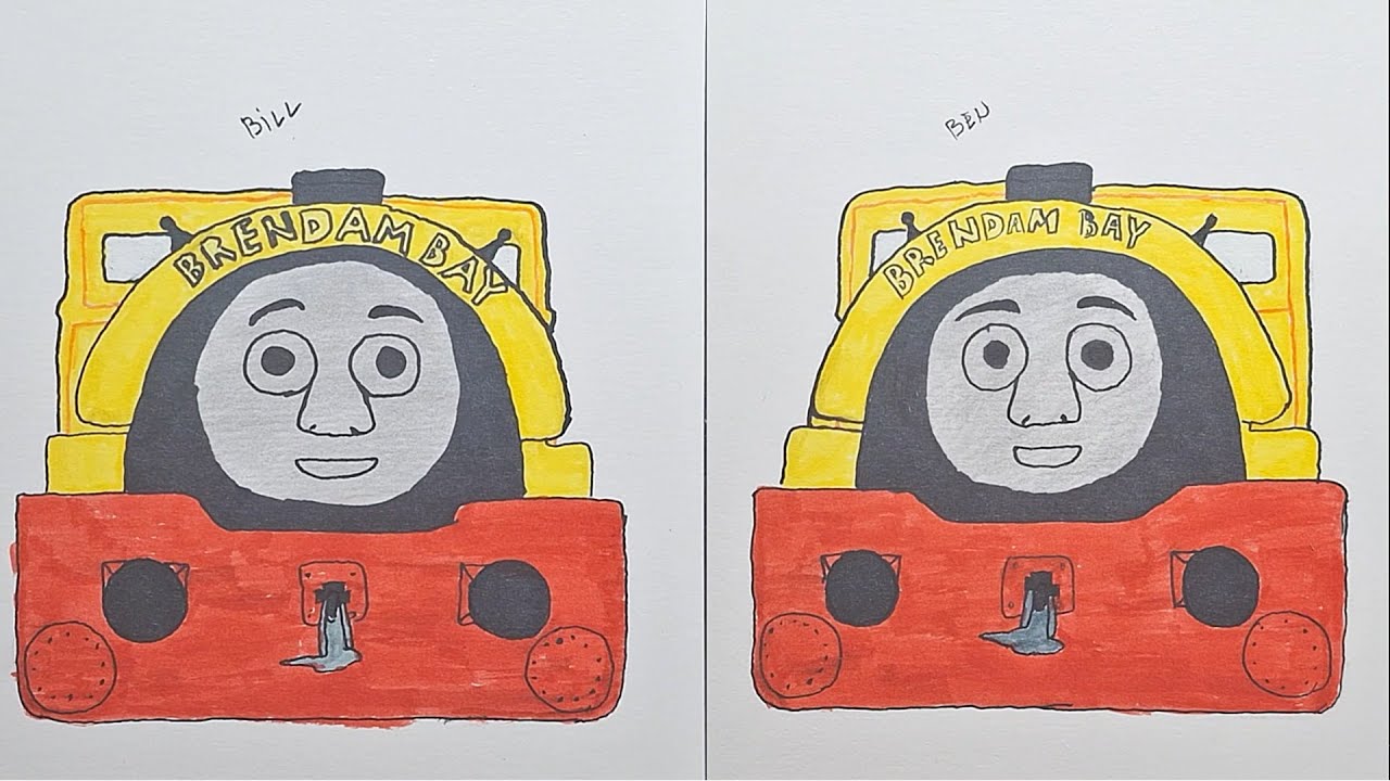 Dva Brata, Dva Voza 🚂 | Bill & Ben Crtež