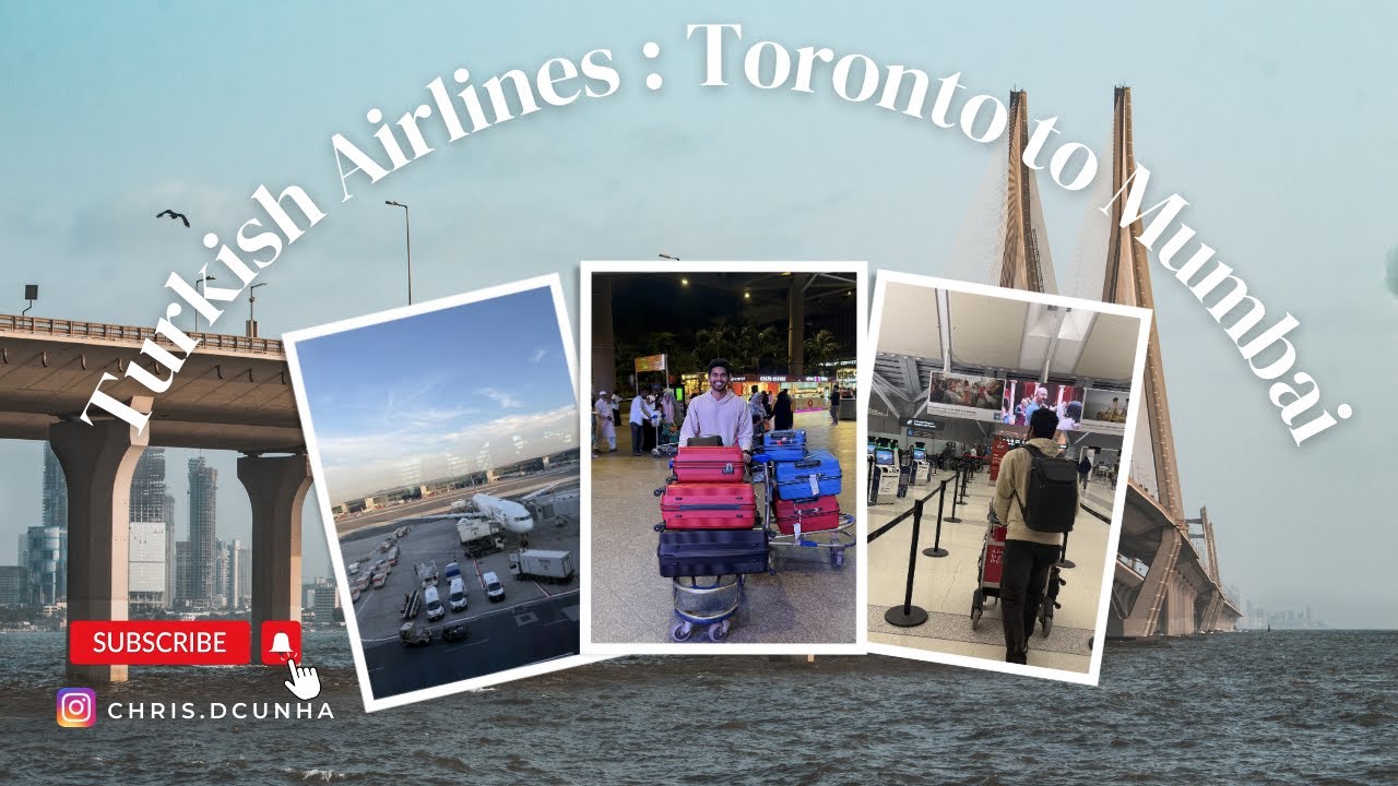 Toronto to Mumbai with Turkish Airlines 🇨🇦✈️🇮🇳 | Epic Parents’ Reaction! 🎥😲