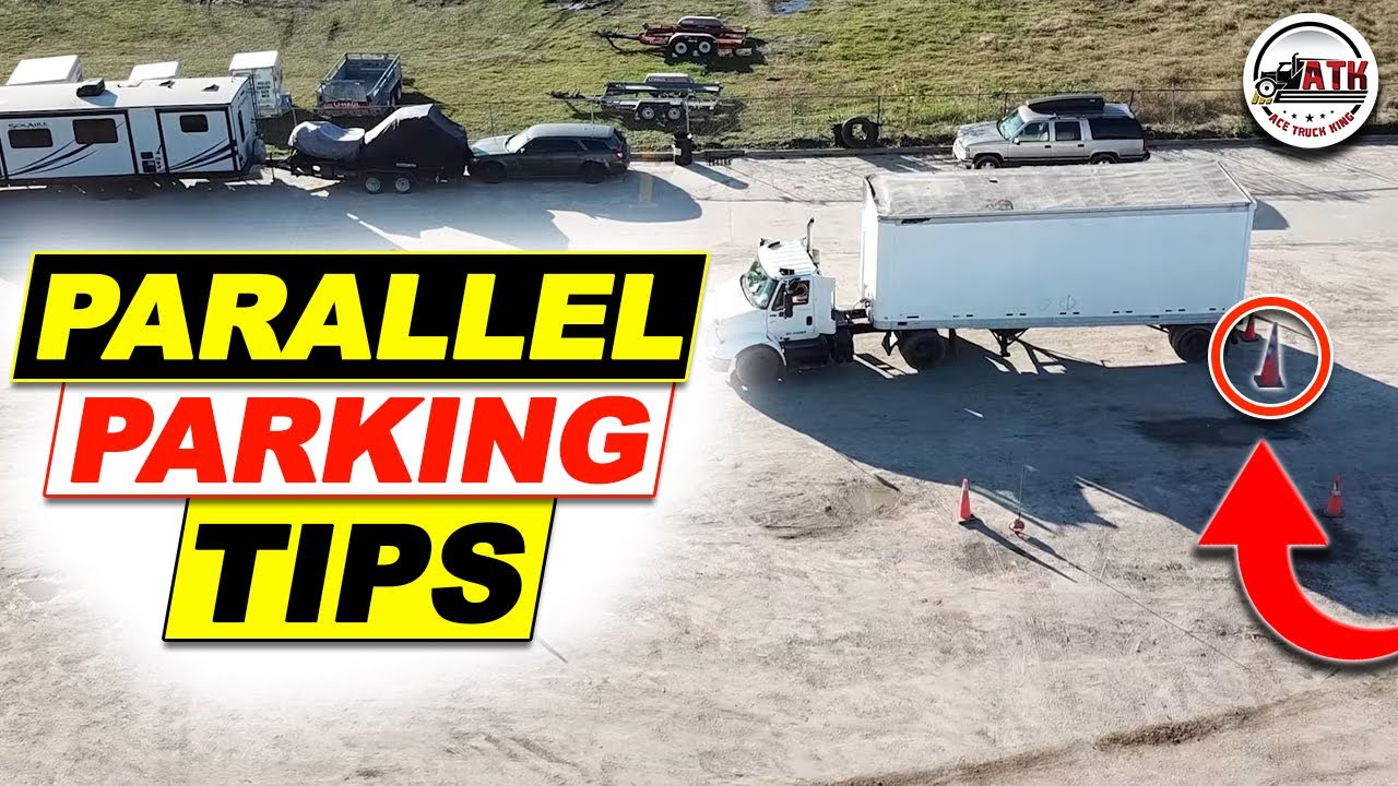 Parallel Parking a Semi-Truck - Step by Step Tractor Trailer Parking Tips