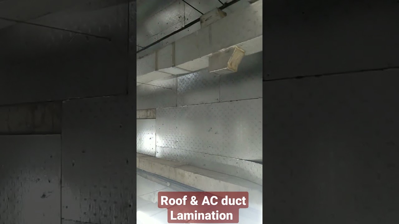 Insulation done at Roof & AC Ducts  For effective Cooling & Energy Saving|| #Shorts