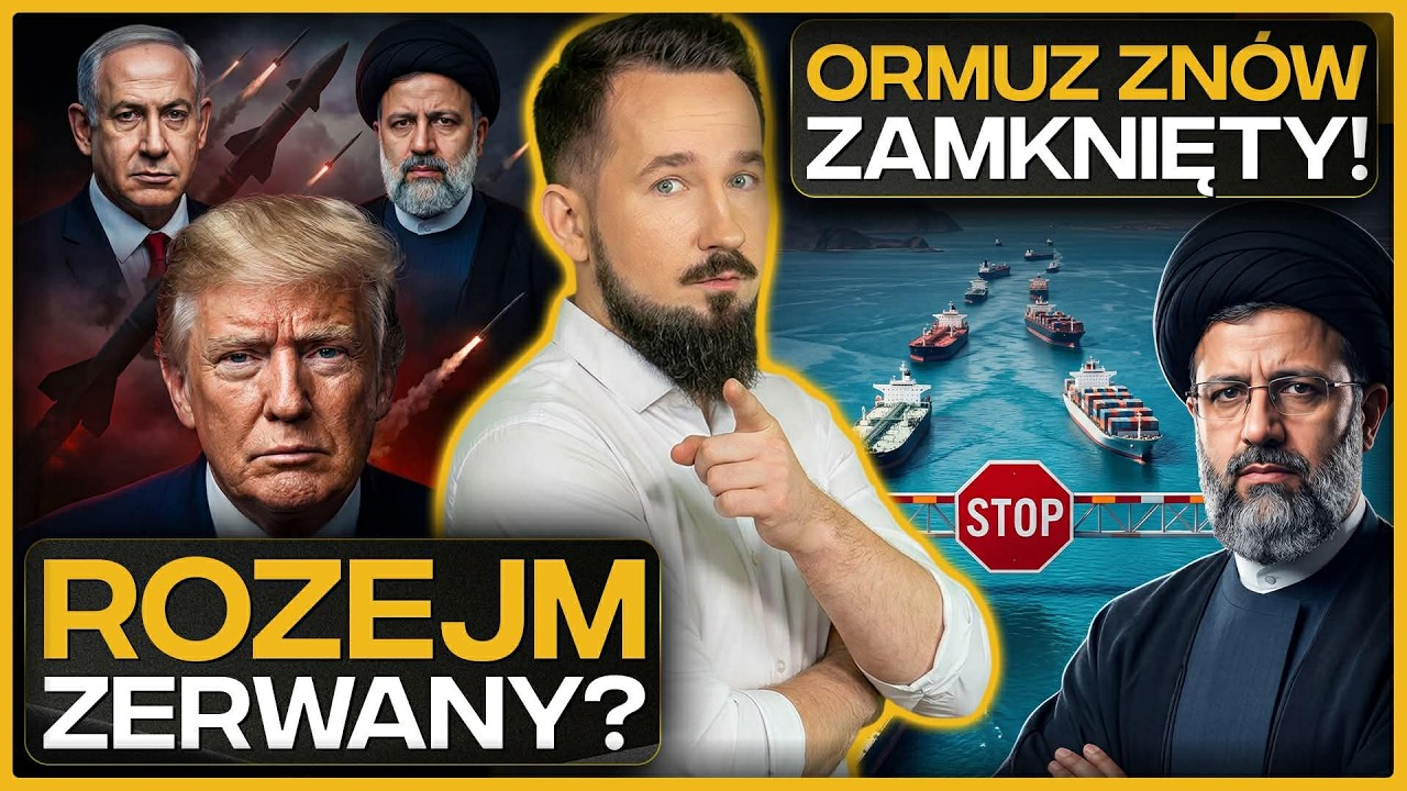 TRUMP otwiera ORMUZ, ale IRAN już GO ZAMKNĄŁ! (przez IZRAEL) Co DALEJ? #BizWeek