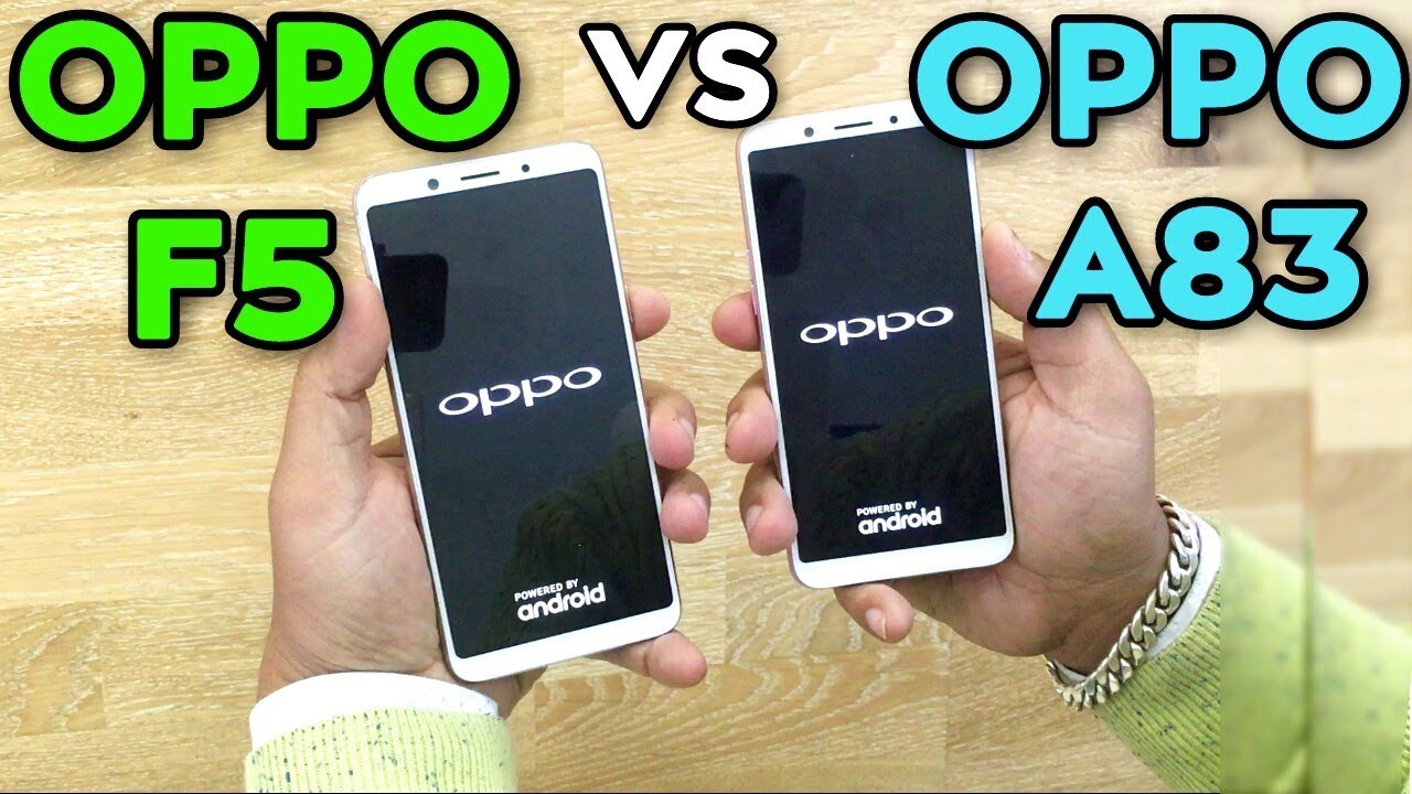 OPPO F5 VS OPPO A83 Speed Test