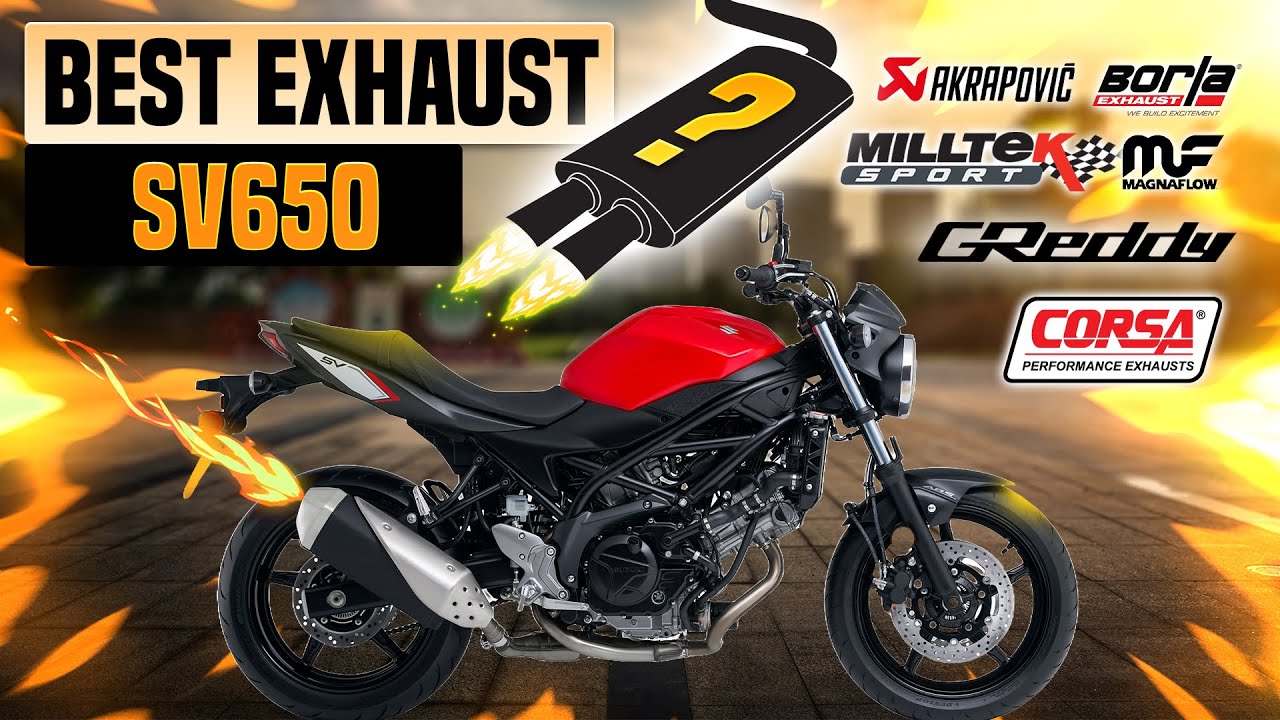 Suzuki SV650 Exhaust Sound 🔥 Review,Upgrade,Mods,Flyby,Compilation,Stock,Yoshimura,SCProject +