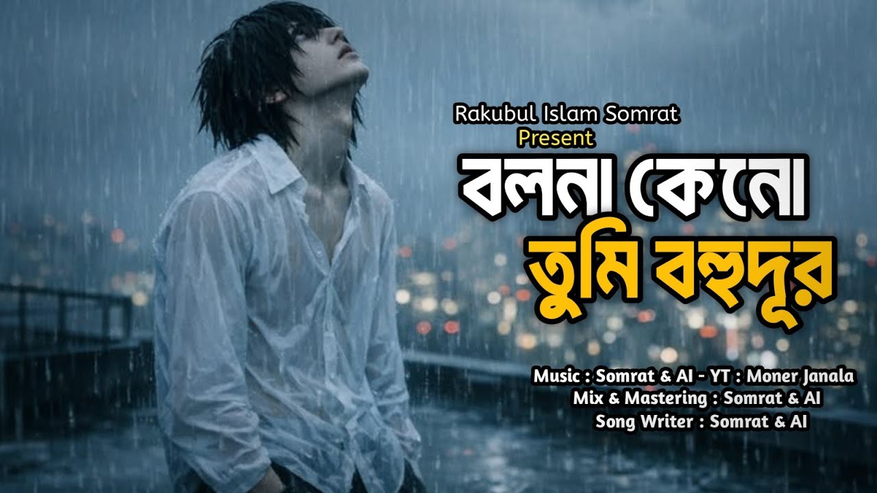 বলনা কেন তুমি বহুদূর | Bolona keno tumi bohudur | Sad Song | Moner Janala