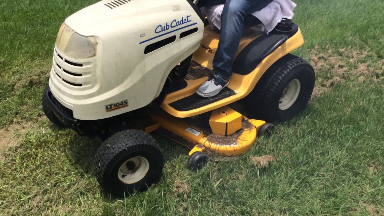 Cub Cadet LT1045 and Back Yard Black Hole