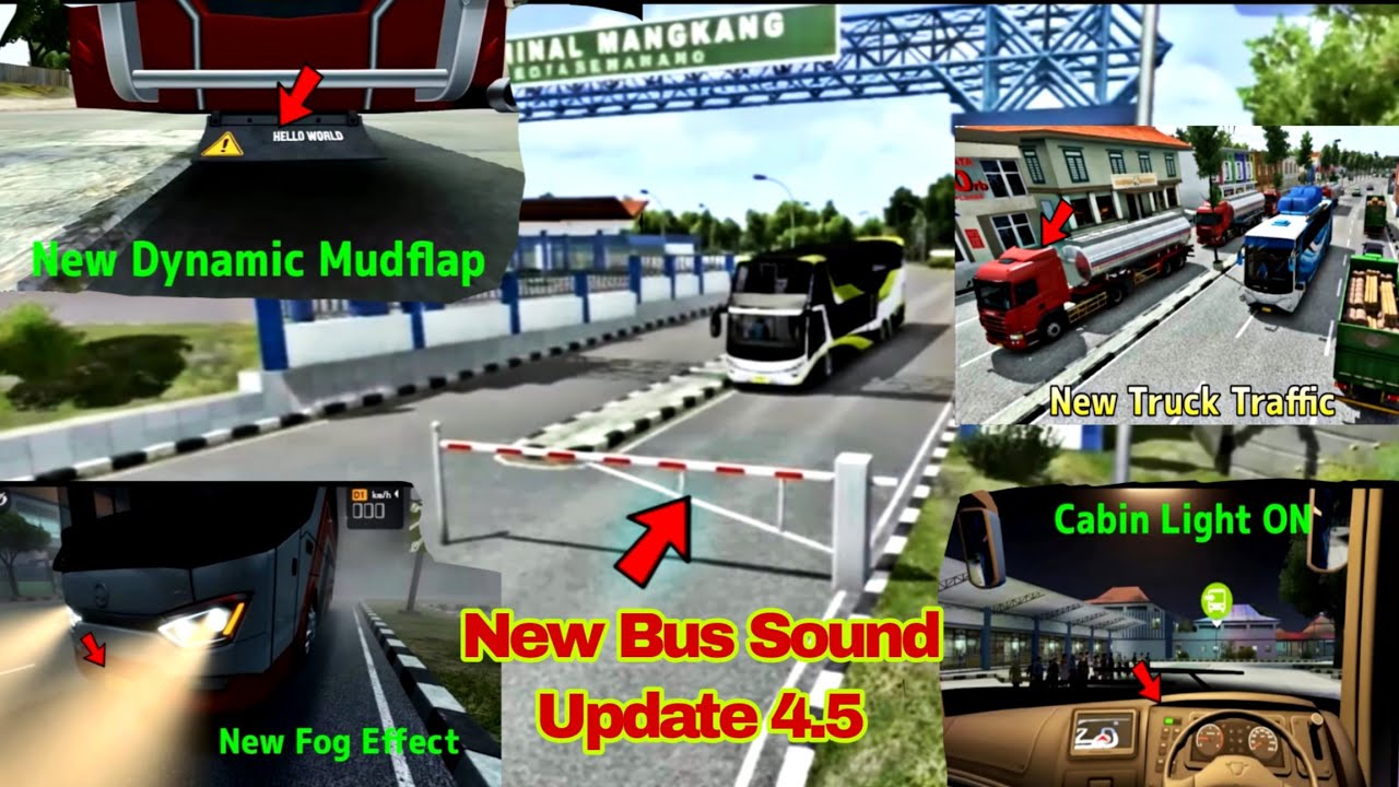 Finally New Update 4.5 Bus Simulator Indonesia New Features 