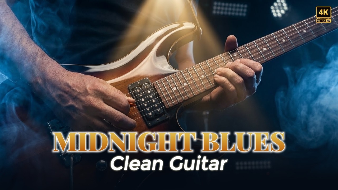 Clean Electric Blues Guitar – Late Night Instrumental for Relax & Focus