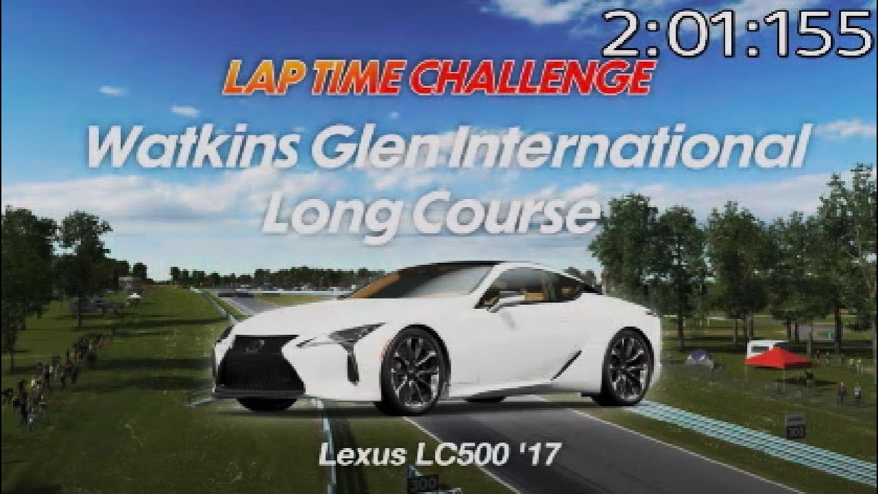 Lap Time Challenge - Provisional World Record - Lexus LC500 Watkins Glen Lap Guide - Gran Turismo 7