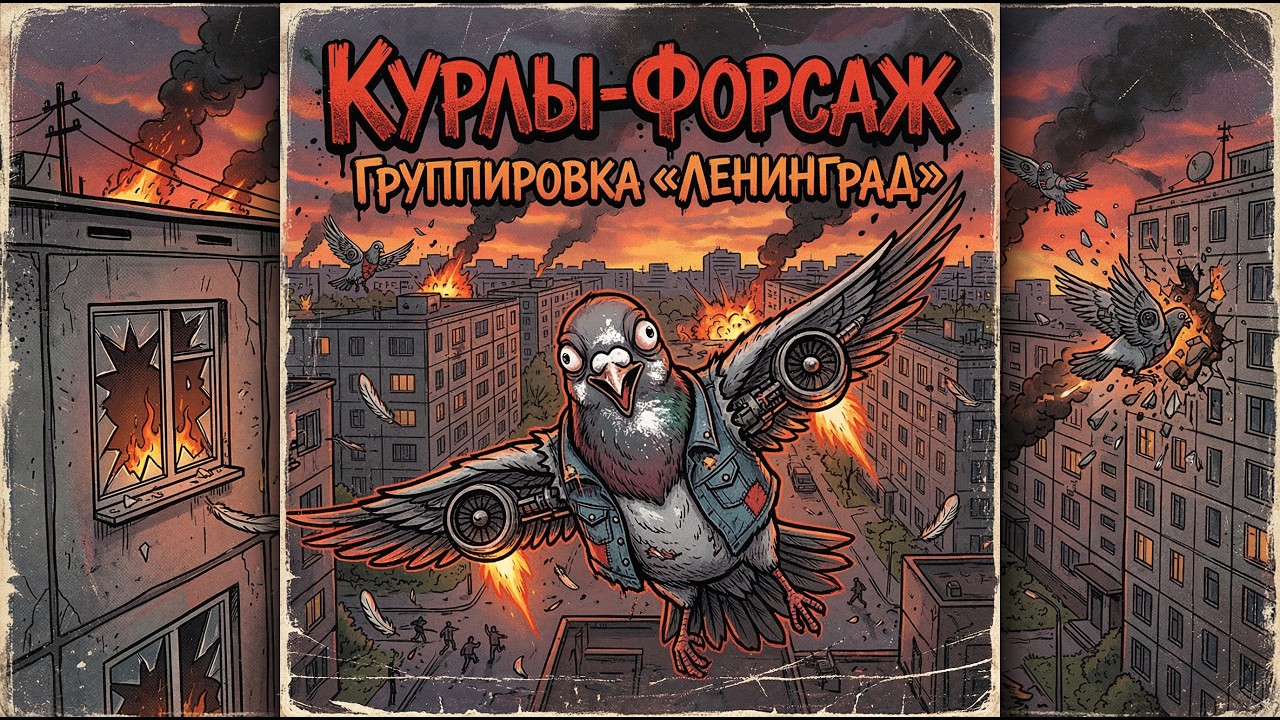КУРЛЫ-ФОРСАЖ 🐦✈️ Голуби-истребители атакуют город! (Нейро-Ленинград / Suno AI)