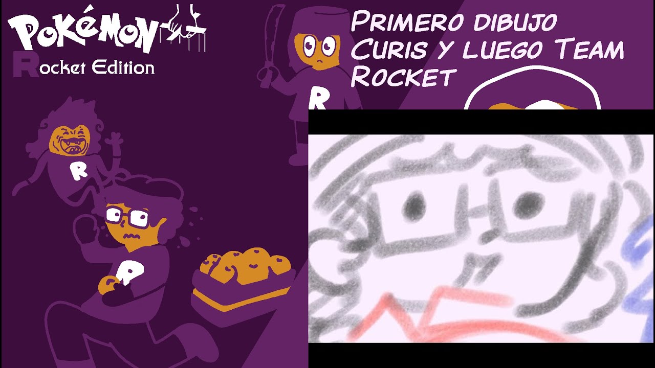 [Dibujar y Jugar] Dibujando Curis 2 y Pokemon Team Rocket Edition Luego luego xd