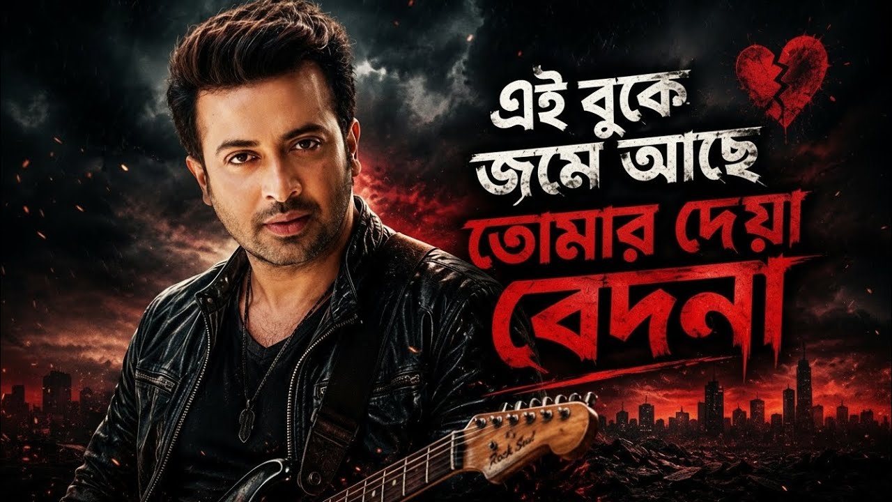 এই বুকে জমে আছে তোমার দেয়া বেদনা | Bangla Hard Rock Song 2026 | Emotional Rock Anthem