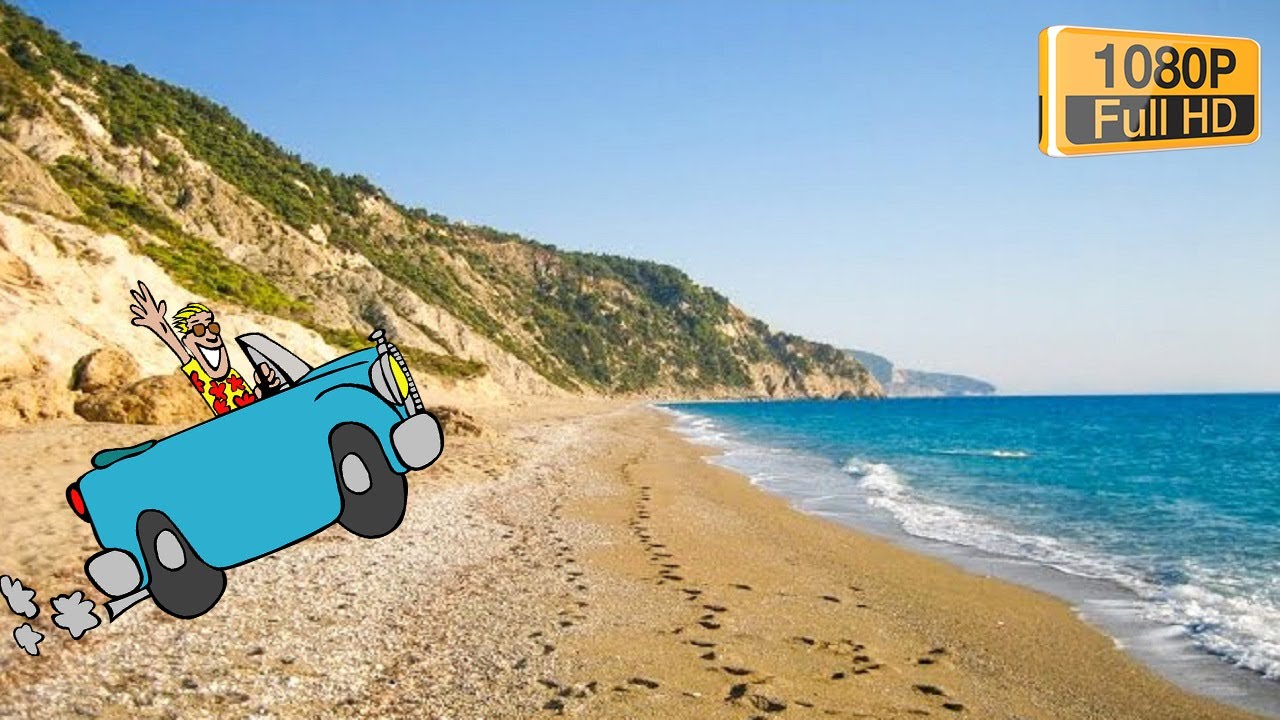 GIALOS road and beach-Put do plaze / Lefkada