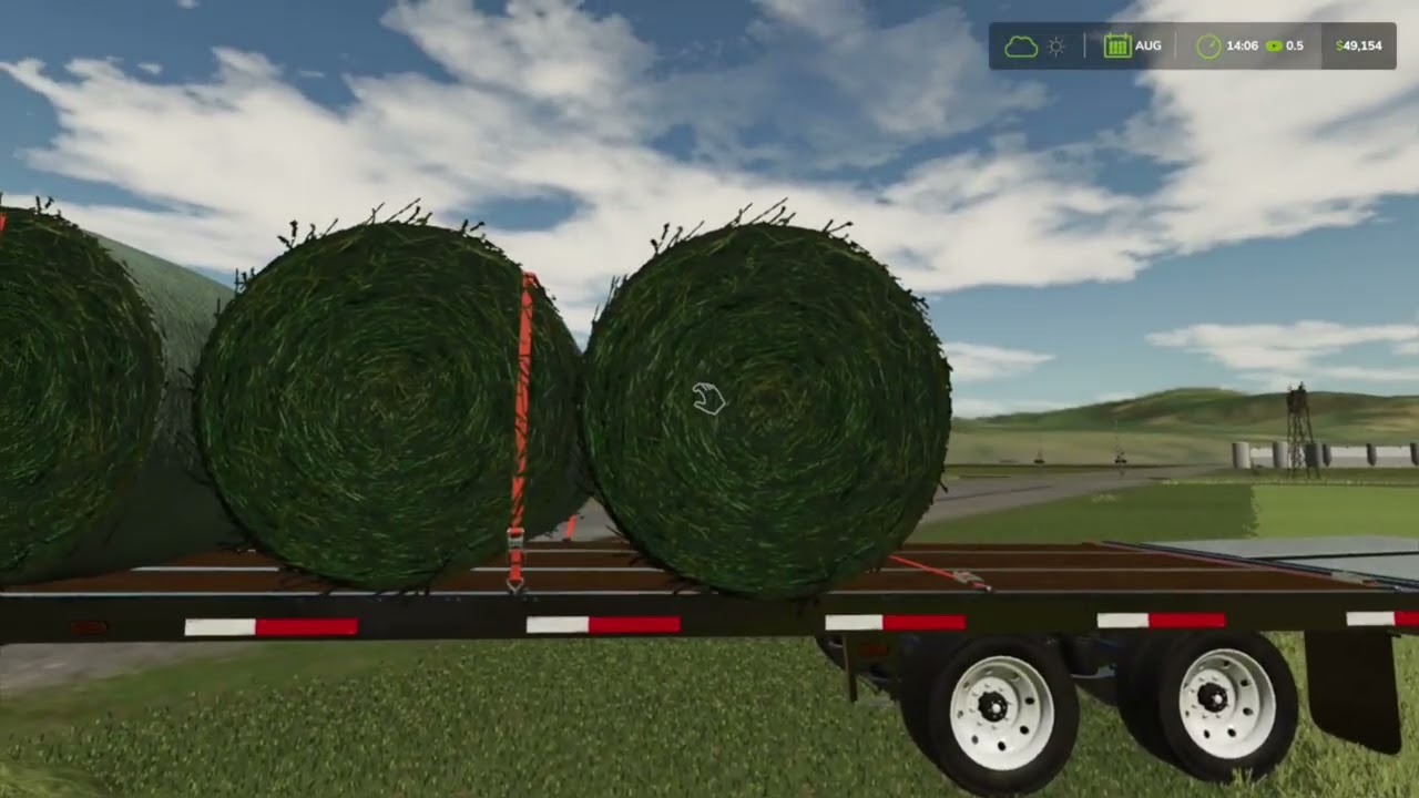 SEEDING MUSTARD AND SELLING GRASS BALES ON THE 3 MILLION DOLLAR FARM | Farming Simulator 25