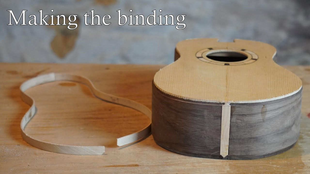 Soprano ukulele build - making the binding