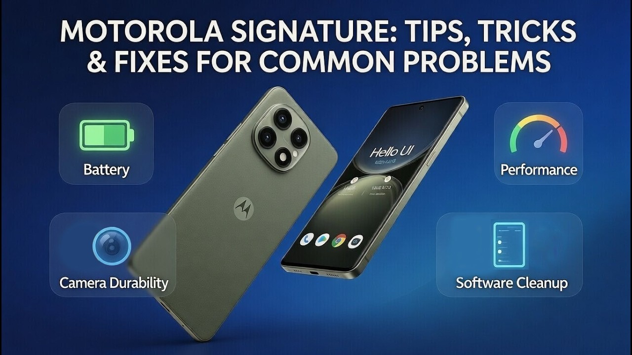 Motorola Signature – Tips, Tricks & Fixes for Common Problems