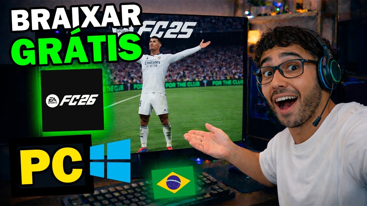 ✅ Como BAIXAR EA SPORTS FC 26 GRÁTIS para QUALQUER PC com WINDOWS 2026