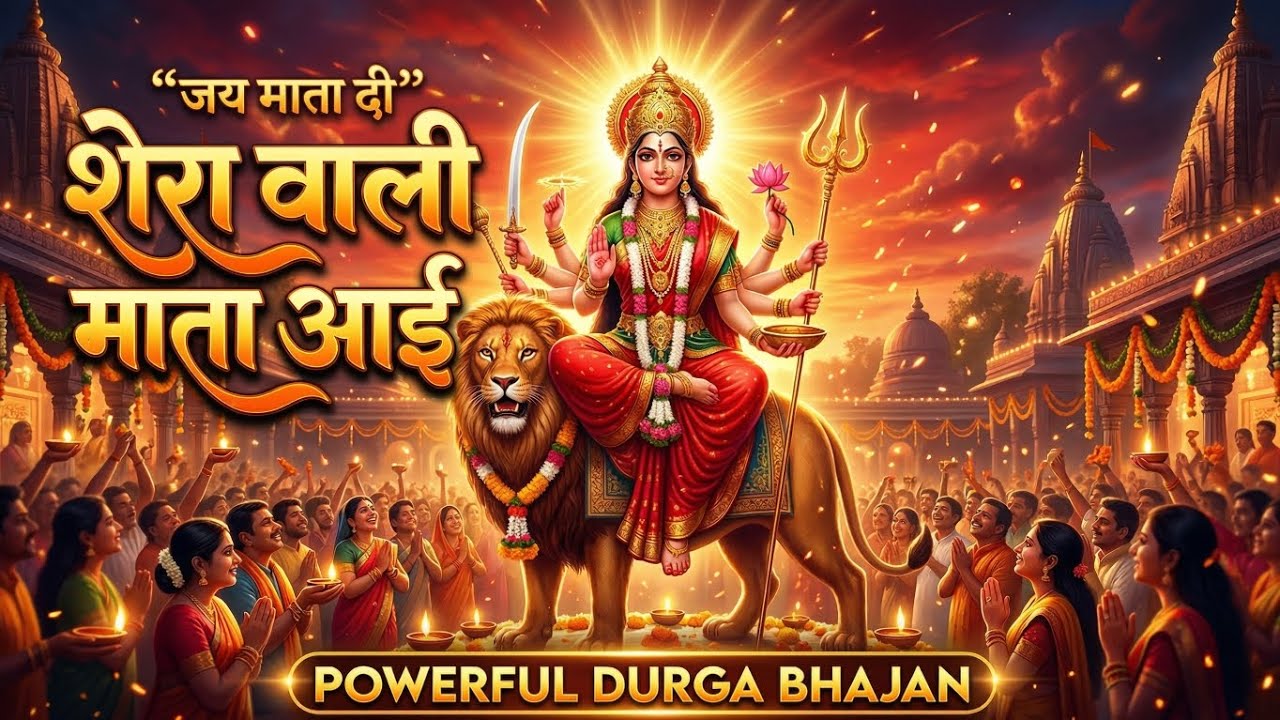 शेरा वाली माता आई | Sherawali Mata Aayi | Durga Bhajan Path| Bhakti Audio 