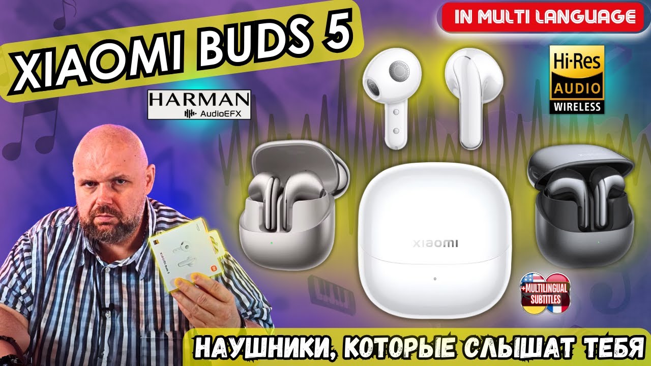XIAOMI BUDS 5 P&Oacute;ŁOTWARTE SŁUCHAWKI Z DŹWIĘKIEM HI-FI I DYKTAFONEM GŁOSU. SŁUCHAWKI, KT&Oacute;RE SŁYSZĄ CIĘ