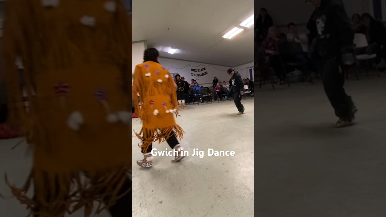 Gwich&rsquo;in Jig Dance Contest #alaska #venetie #alaskalife #shorts