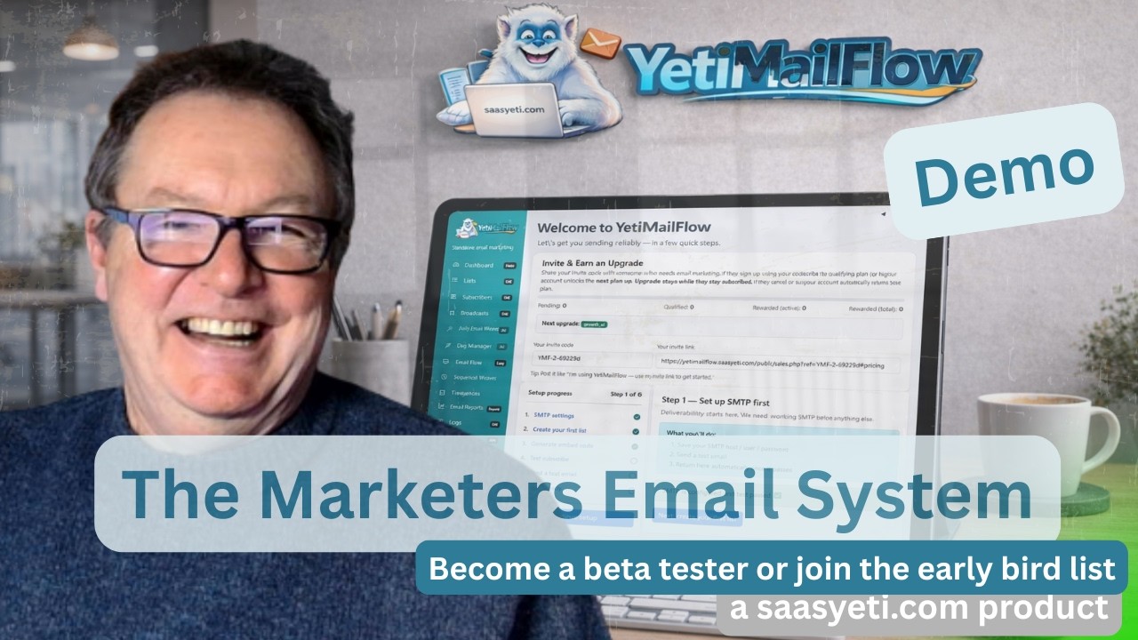 YetiMailFlow Full Demo (Setup, Email Campaigns & Automation Walkthrough)
