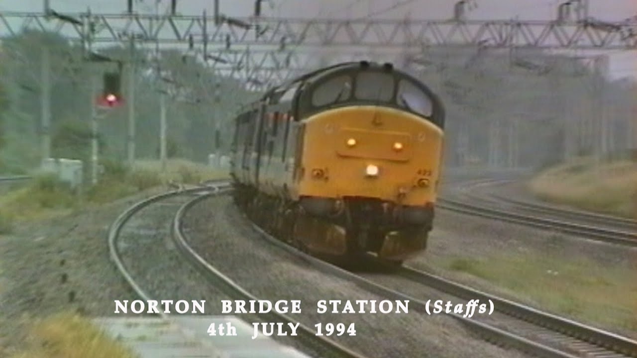 BR in the 1990s Norton Bridge Station (Staffs) on 4th July 1994