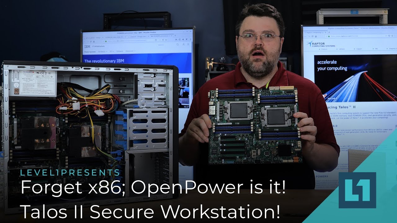 Forget x86; OpenPower is it! Talos II Secure Workstation!