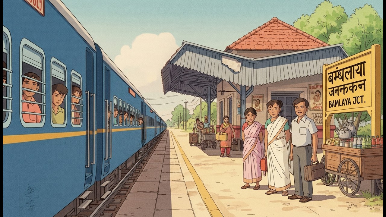 90's train journey with family to grandma's village🍀🚋
