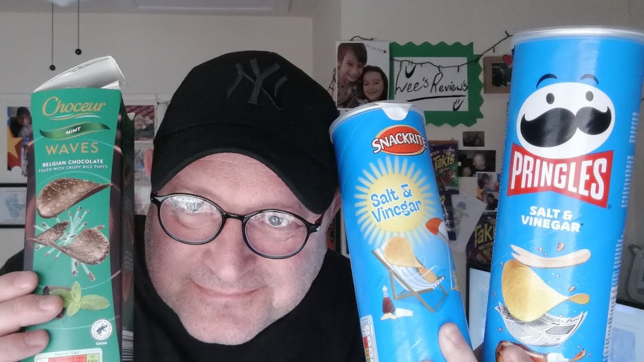Aldi.. Salt & Vinegar V Pringles Salt & Vinegar & Choceur Waves 🌊 Mint Dark Chocolate 🍫 🤗😁😌