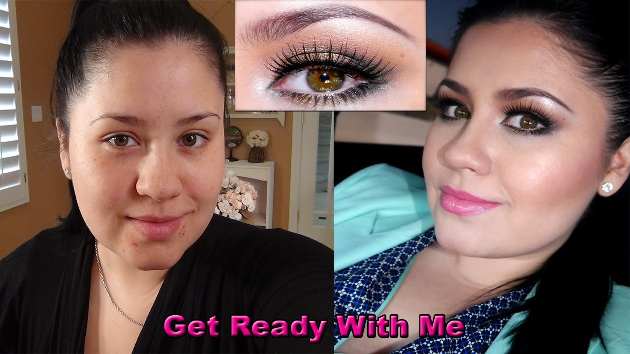 Get Ready With Me - Bronze Makeup with Pink Lips for Summer