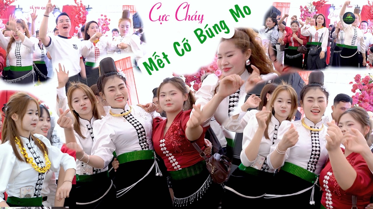 QUẨY CỰC CHÁY TRONG LỄ VU QUY DIỆP XOAN & HÀ DƯƠNG TẠI BẢN BÚNG MO, YÊN CHÂU.