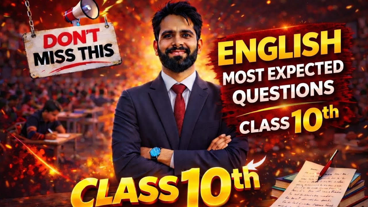  CLASS 10TH JKBOSE | MOST EXPECTED QUESTIONS FOR BOARD EXAM | BY ZULFIQAR SIR