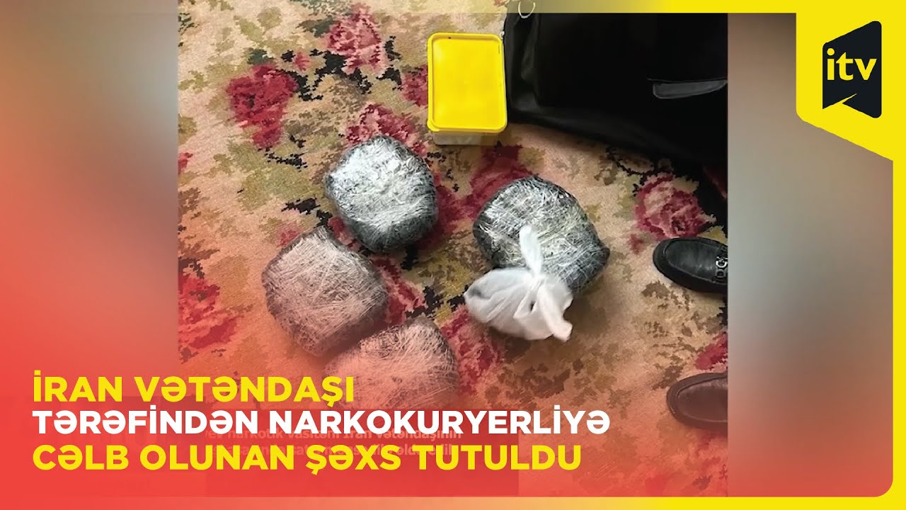 Bakıda narkokuryerdən 5 kq narkotik götürülüb