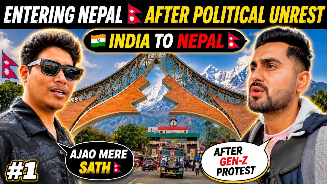 First Time Entering Nepal🇳🇵| Sonauli Border Crossing | Nepal Series Ep1