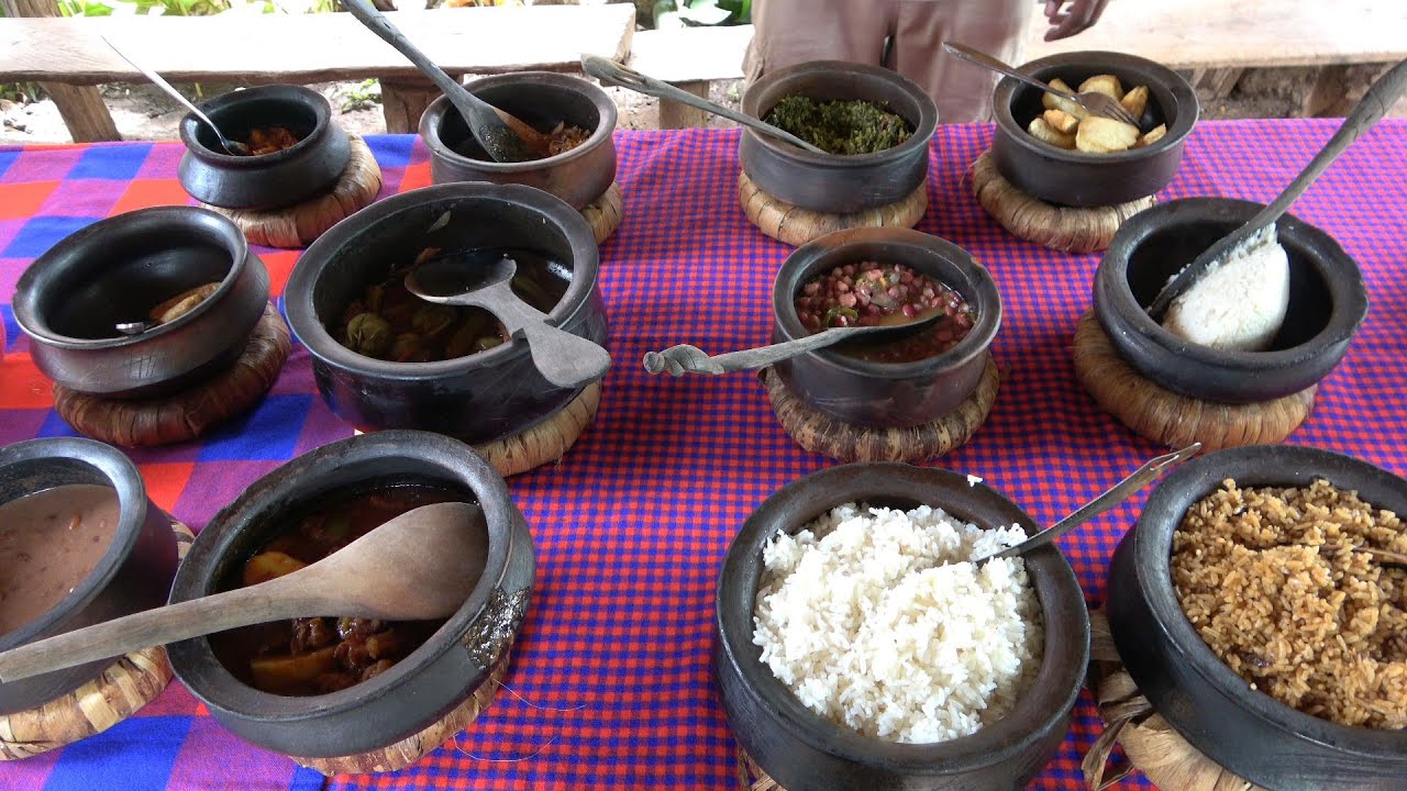 Local village food. Mto Wa Mbu Village, Tanzania 2022